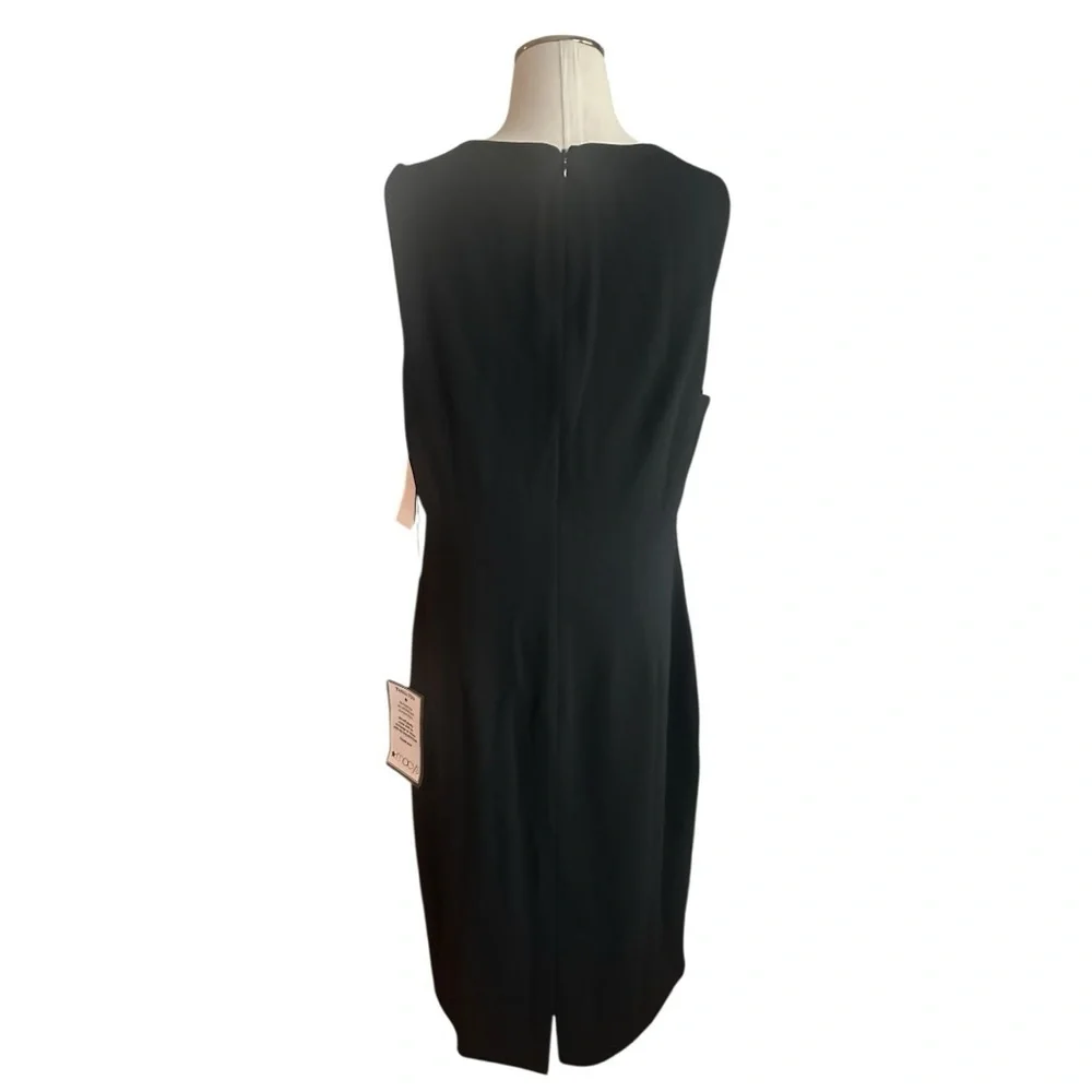 Christian Siriano Colorblock Sheath Dress NWT Black White Yellow Peach XXL - Picture 6 of 8